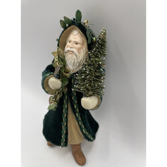 Vintage 2007 Hallmark Keepsake "Father Christmas" Ornament 4th in Series Green - Picture 4 of 9